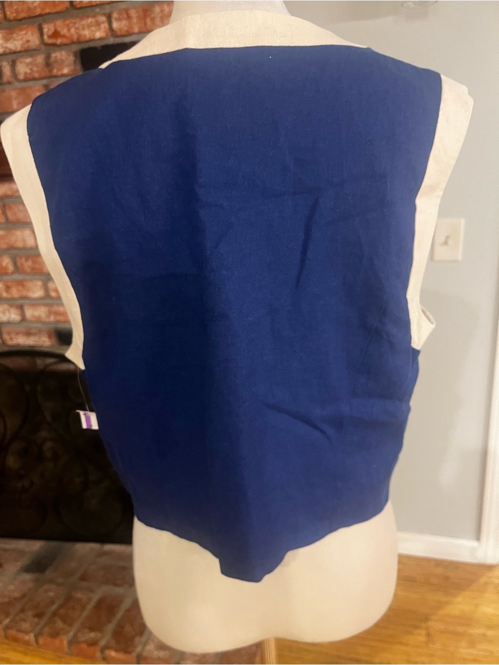 $99 Avec Le Filles Colorblock Crop Vest - Picture 5 of 7